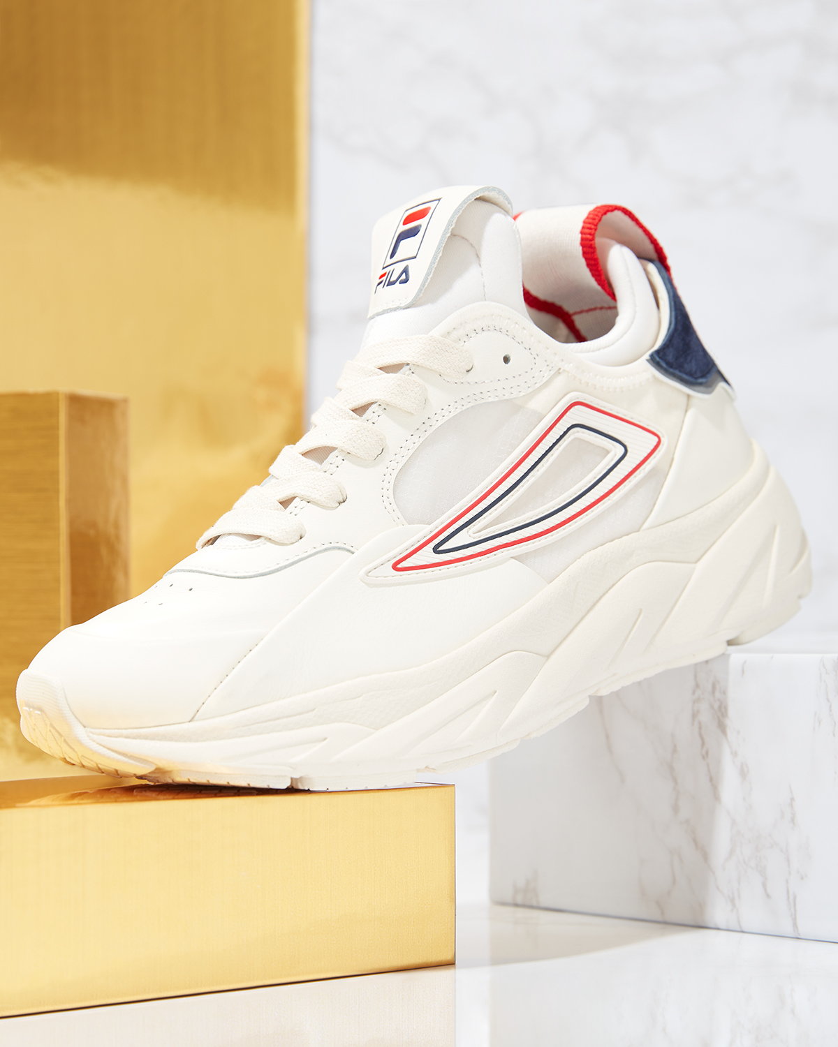 Fila Women's Fila Fila V94M Low Wmn white-navy-orange