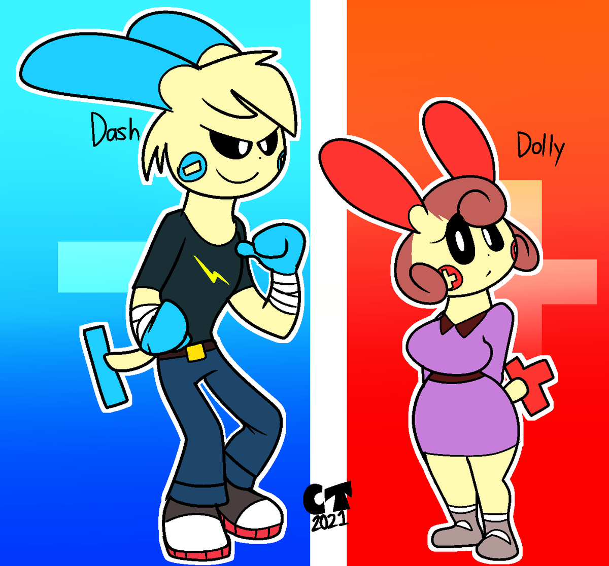 CottonBuzzKill's tweet photo. Today's art consists of three pokecharacters (Luanne LaMante, Dolly and Dash Parradigan) and an art trade with @EOC_VEVO. Hope you enjoy I guess. https://t.co/6e40R3OoXb