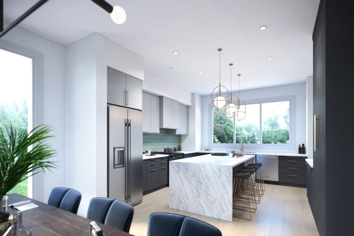 Blatchfordyeg's tweet photo. Pre-sales have begun on @MuttiHomes' Modern Farmhouse9 units in #blatchfordyeg. These 2-3 bed, 2.5 bath townhomes range from 1460-1669 sqft &amp; feature the option for a secondary suite.

For more info on homes now selling, visit https://t.co/Ak0oAne8hX 

#yeg #yeghomes #yegre https://t.co/WNRvOPcLyi
