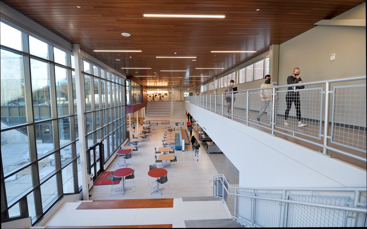 We are excited to see the new 176,000 square foot, Dover High school in use this semester.  We had a great time collaborating with @CityDover @carla_birney and @shp_design to make it come to life! #schoolconstruction #wearedover