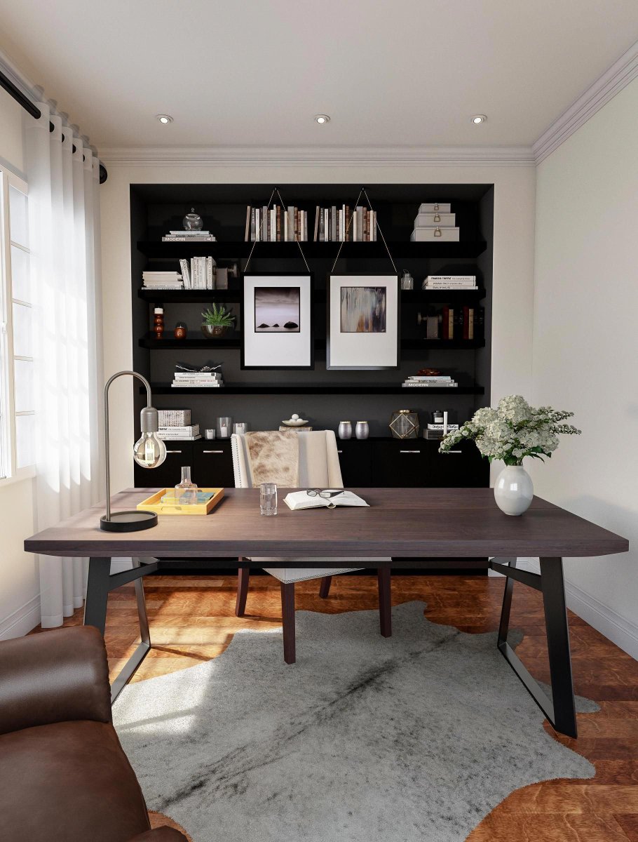 Home design trend for 2021 is stepping up the home-office space from a makeshift office to an established workspace. Some homes even have more than one workspace. From quirky nooks to larger productivity spaces, people are redefining how a family that works from home lives.