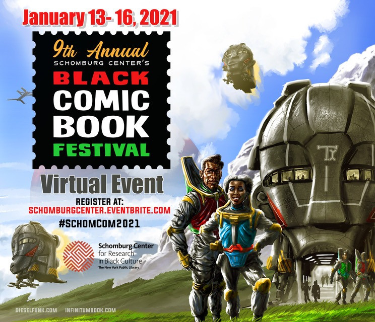 libcomix's tweet photo. Do you use comics in your classroom to teach critical literacy and historical consciousness? Join educators for a conversation about comics and the study of black history and culture through visual narratives in #Edcomix: https://t.co/aKx11ULeAI only at #SchomCom2021 at 230pm EST https://t.co/EJQwucqKm5