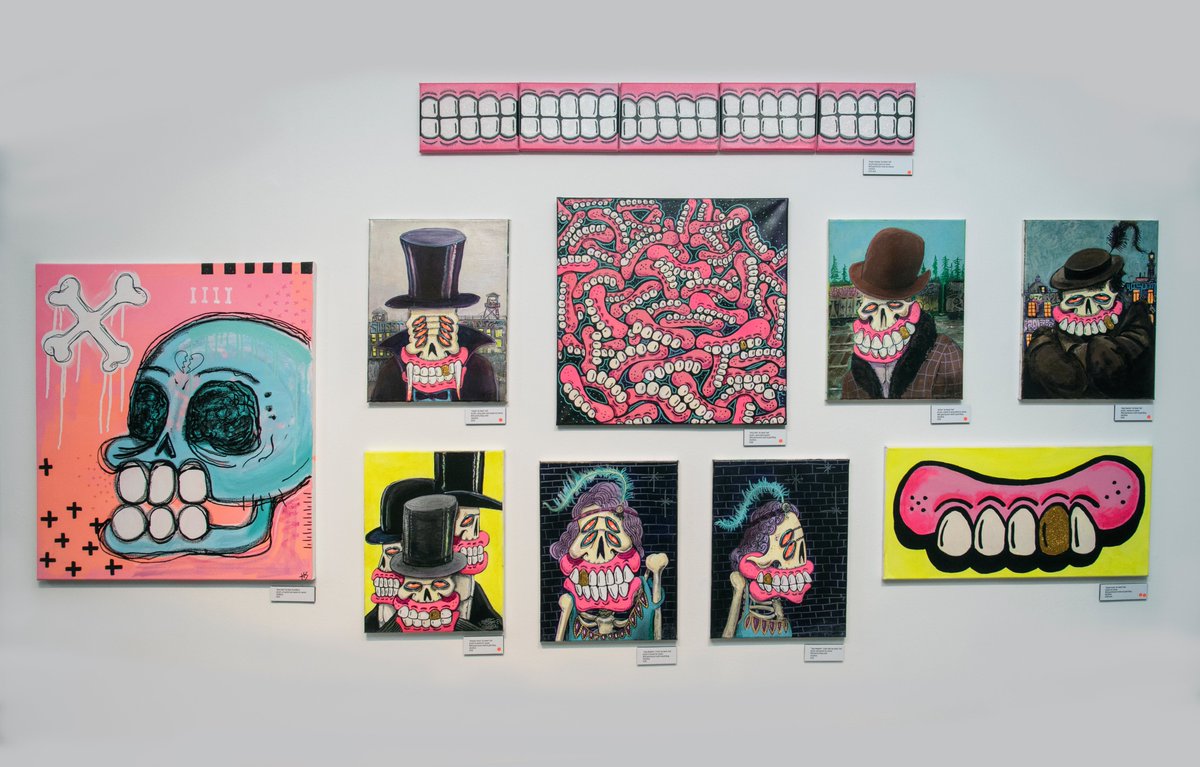 StreetArtAtlas's tweet photo. GIGGLEMUG the fabulous exhibition from 
@onlysweettoof X #hegeskundberg @BSMTSPACE 

Virtual Tour till 17th Jan 2021. All available artworks
https://t.co/gmn8hhnNBC

#BSMTspace #Sweettoof #UrbanArt #SupportArt https://t.co/2Yix72CeYY