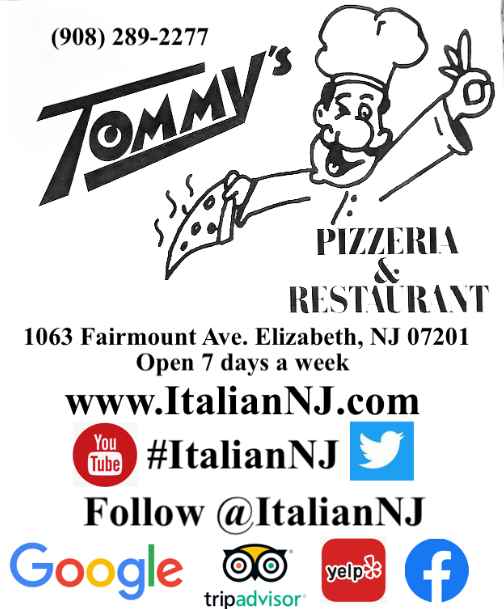ItalianNJ908's tweet photo. Follow Tommy's Pizza across social media. $TWTR $FB $GOOG $YELP $SOCIL Twitrrer Google YouTube Alphabet YELP Facebook 40th Anniversary! From Italy to Elizabeth, NJ. Italian Kitchen serving families Since 1981. #ItalianNJ Deliveriy https://t.co/u6rLrnAnrG https://t.co/cw0wRPKtGR