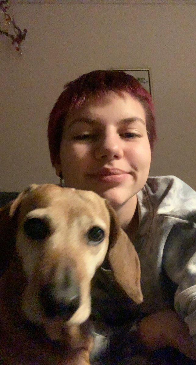 So uhm here is me and my doggo because <a href="/parvin0202/">Parvin</a> wanted a pic 
(*´ω｀*)