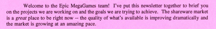and lastly, the documents in this article are just the start of what's been acquired. Permission has been obtained to share everything scanned and well, that's got some important bits about Epic's (lost!) history for sure: