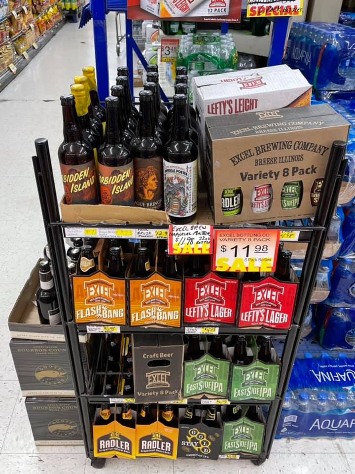 ExcelBrewery's tweet image. Tru-Buy in Highland, IL has our new batch of Imperial Porter brewed with chocolate and coconut and aged in Rye Whisky Barrels!  It’s sure to warm you up on a cold day!  bit.ly/3bHSFl3 #CraftBeer #buylocal