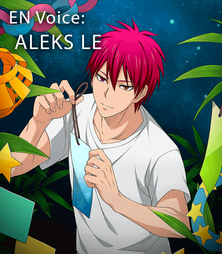 AleksLeVO's tweet photo. My orders are absolute.

I voice Akashi Seijuro in the Dub of #KurokosBasketball 🏀

Get ready for some blood, sweat, tears, &amp; a whole lot of EDGE. Much love to @mummynyan, @BangZoom, @JalenKCassell for the fun ride. Go watch, it's on Netflix! https://t.co/nnNs0WG1PL