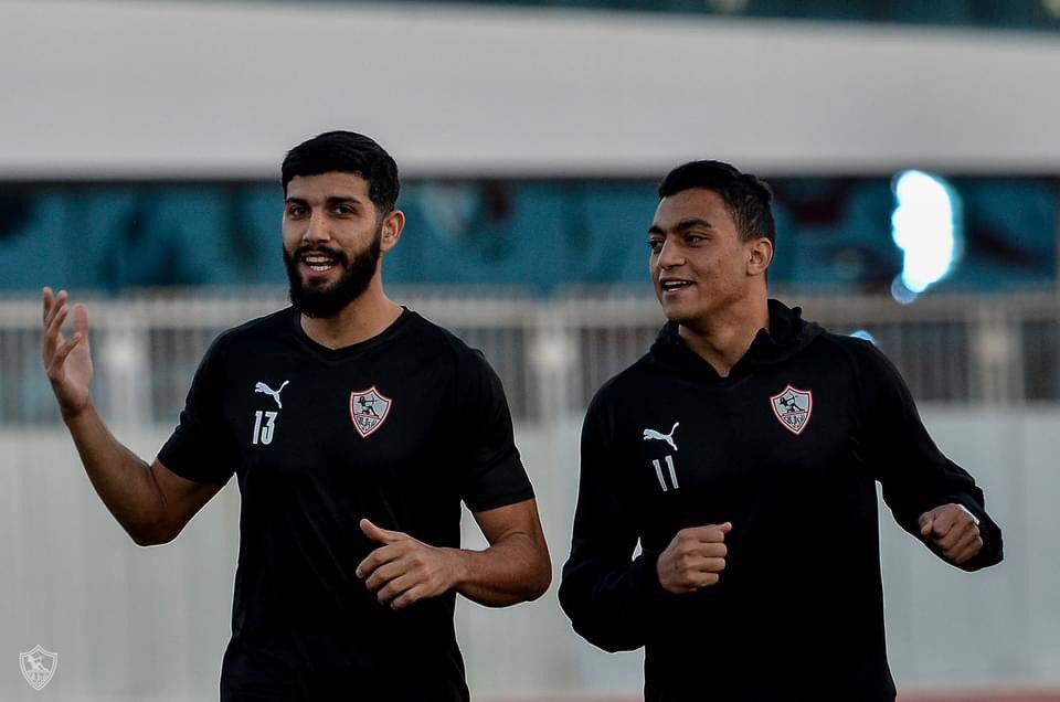 مصطفى محمد وفرجاني ساسي يشاركان في تدريبات نادي الزمالك اليوم استعدادًا لمواجهة الجونة️️