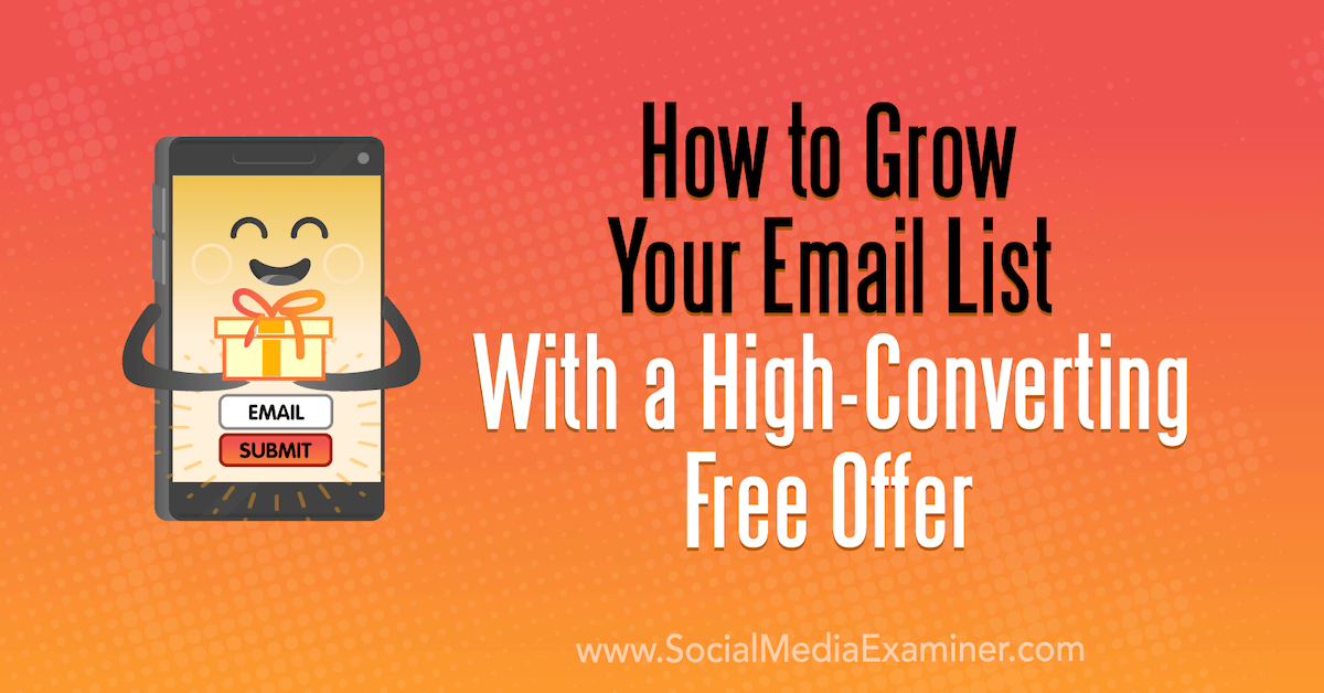 ThomasJCoach's tweet photo. #How_to Grow Your #Email_List With a High-Converting Free Offer https://t.co/5saL6qhI3N via @SMExaminer https://t.co/ZjXHH0arMC