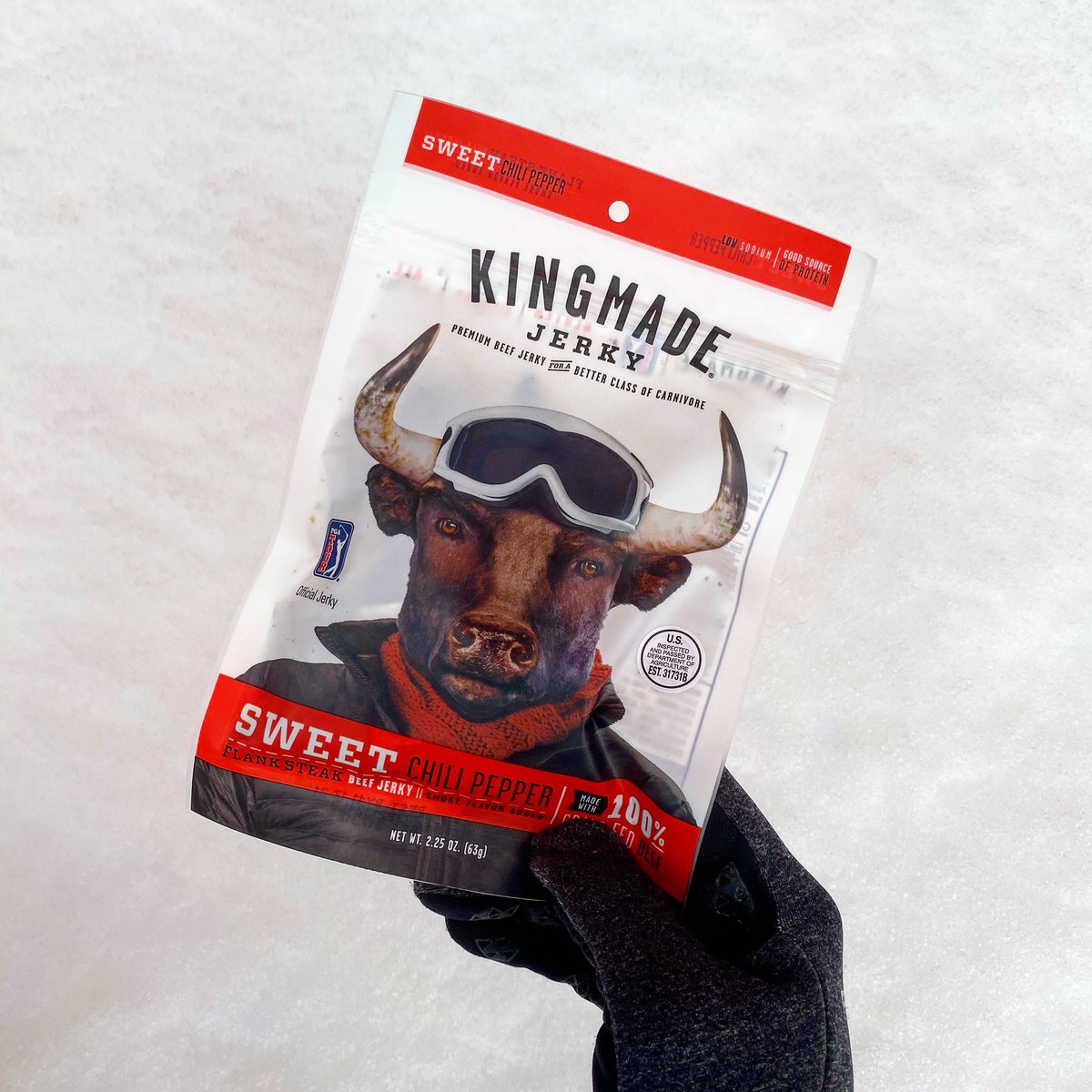 JerkyGent's tweet photo. Snow days = jerky days. Spice up your day at https://t.co/ihMXst6Rxy. ❄️🥩🔥 @KingmadeJerky #BeefJerky #Spicy #LetItSnow #HappyFriday #NomNom https://t.co/xuznF8R2CM