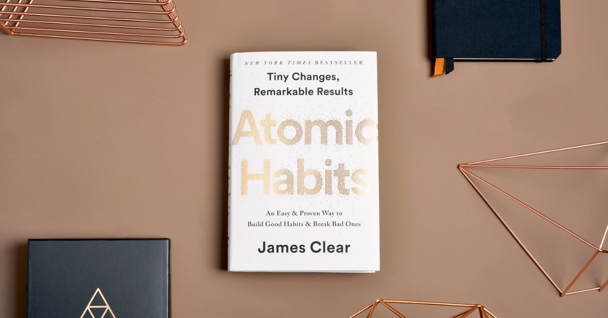 "Atomic Habits" by  @JamesClear is jam-packed with wisdom-filled one-liners.Here are 20+ of my favorites 