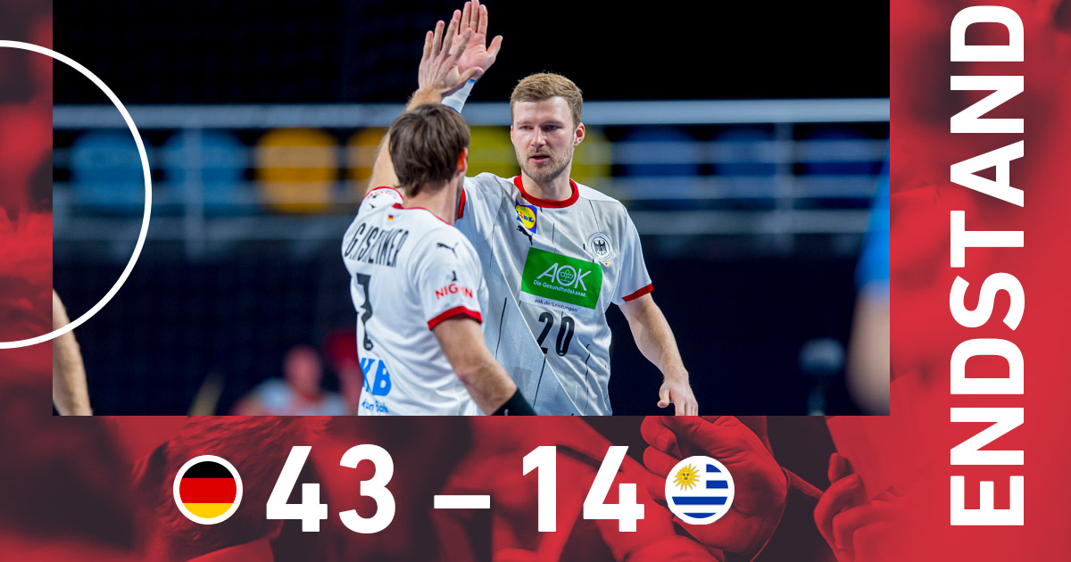 DHB_Teams's tweet photo. Sieg zum WM-Auftakt! ✅🤜🤛 #GERURY #WIRIHRALLE #aufgehtsDHB #Handball @sportschau @ihf_info @Egypt2021EN @TeamD https://t.co/gxMEQQUZKI