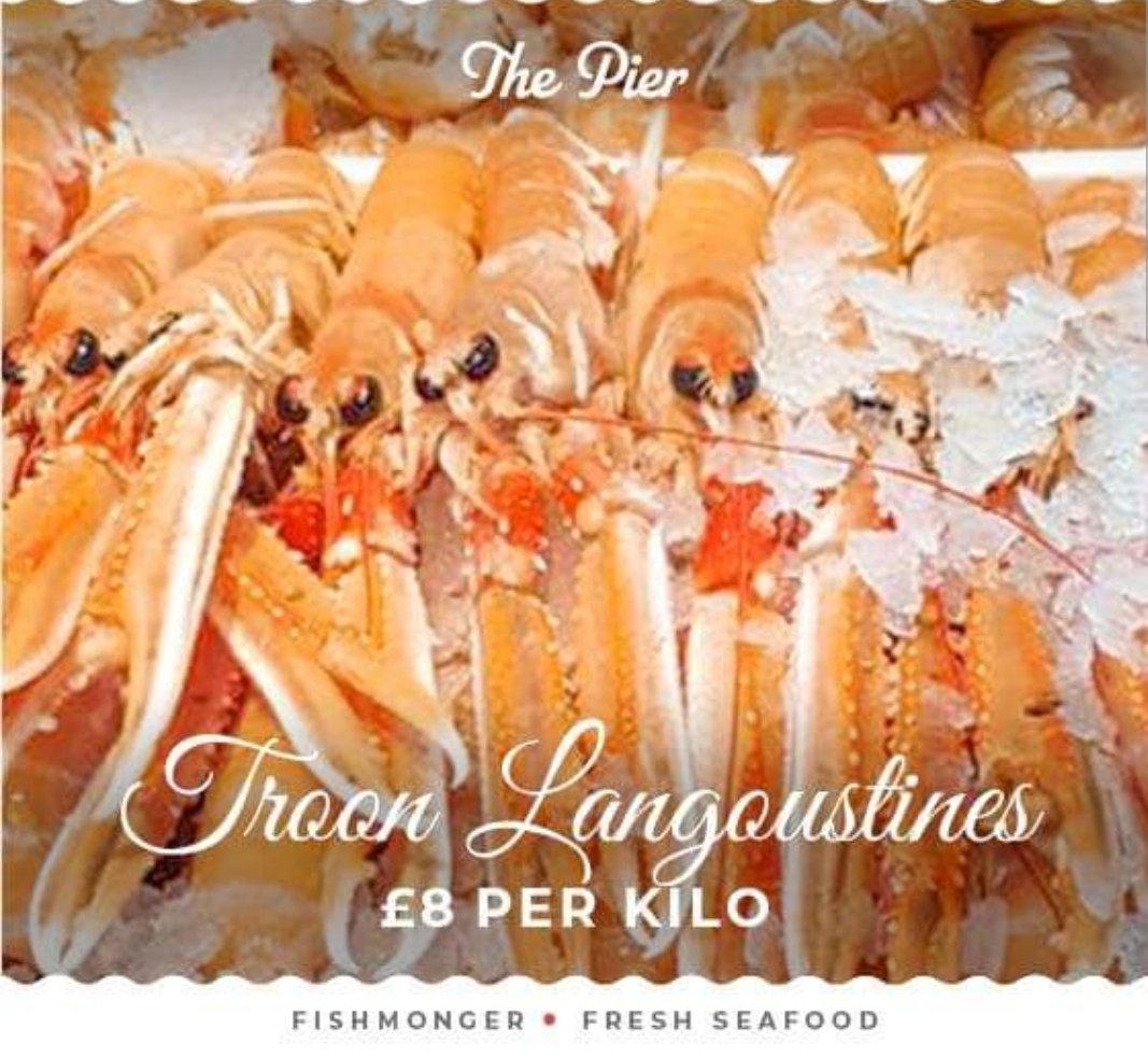 Re-tweet for a chance of winning 4 kg of large Troon Caught Langoustines delivered to your Door . Draw will be made Tuesday. 
Thepierfishmonger.com