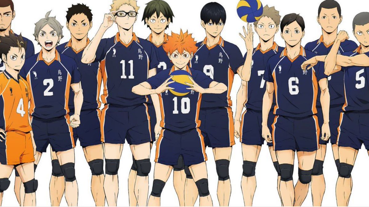 Shadow41057035's tweet photo. What a team🏐
Everyone can get passionate to volleyball.
#Haikyuu #karasuno #hinata  #Kageyama #anime #manga #volleyball https://t.co/8kQC1IovKn
