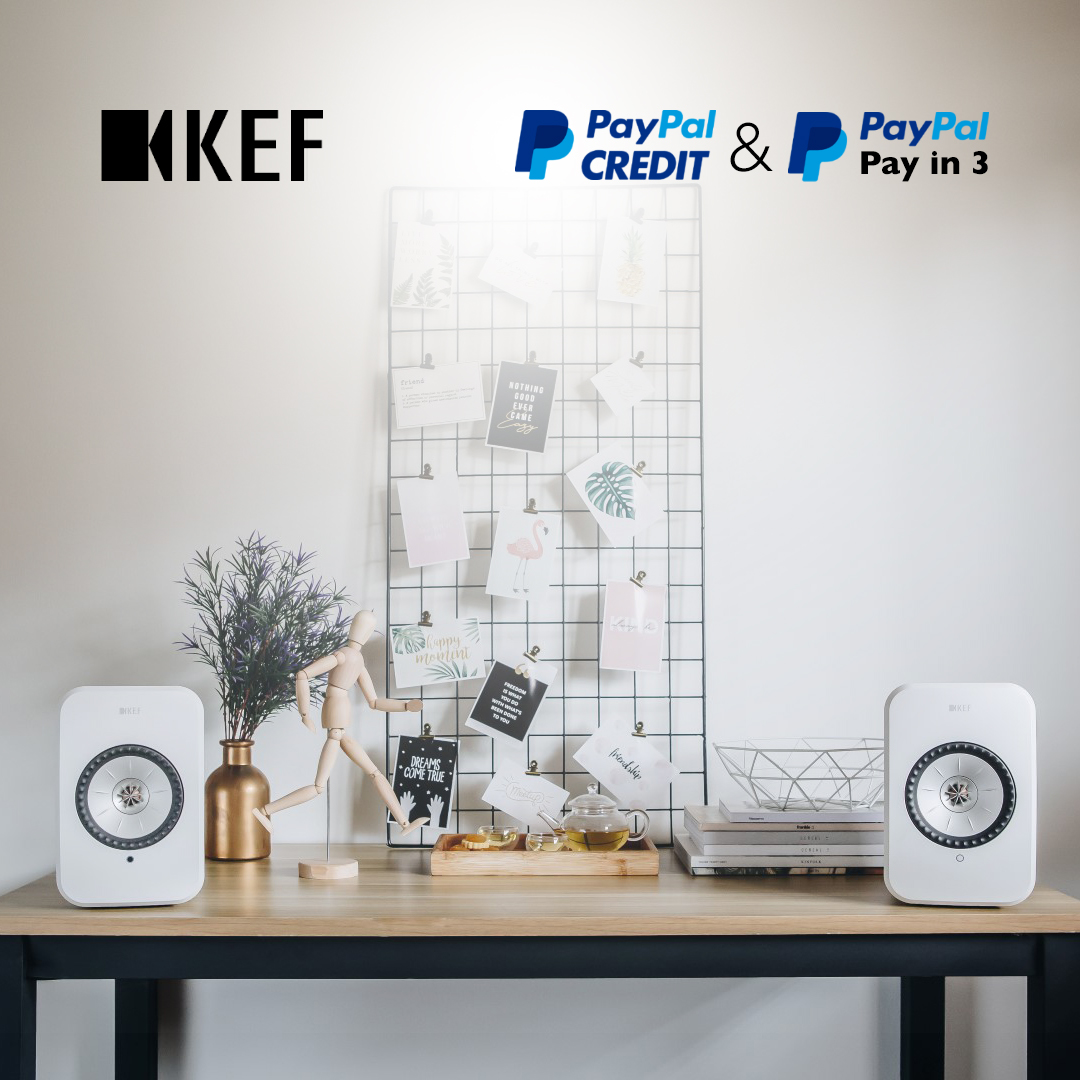 KEFAudio's tweet photo. Buy #KEF's LSX System & get a FREE LSX accessory (speaker stand, desk pad or wall bracket) while stock lasts!* https://t.co/7kuChh39dG
Use PayPal Credit & PayPal 'Pay in 3', available on all UK purchases - just select 'PayPal' at the Express Checkout.
#KEFLSX *T&Cs apply https://t.co/WuGVTU3OID