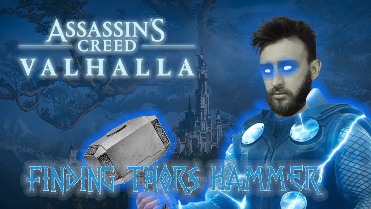 It's hammer time! Going for Thor's hammer In #Assassinscreed #Valhalla Tune in on facebook, twitch and youtube. https://t.co/TdIVjKotyJ https://t.co/bZZamSACcL