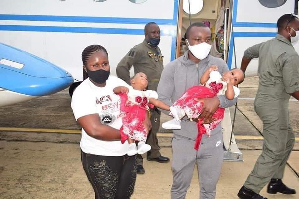 August 2020, Federal Medical Center Yola successfully separated another set of conjoined twin girls. The  @NigAirForce helped fly the parents and twins from Yenagoa where they were born to Yola where the surgery was done. FMC Yola building a reputation for excellence in this area.