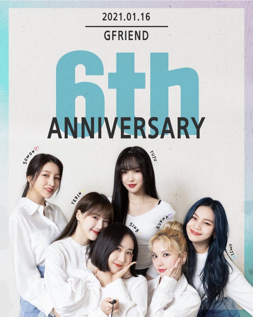 6주년 축하해요🎂🌈✨
여자친구 사랑해요🥳

#여자친구는_6주년에도_계속_달려 
#TO6ETHERWITHGFRIEND