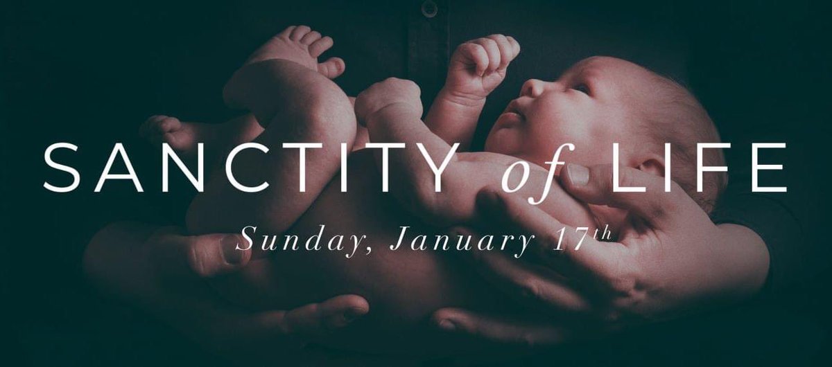 This Sunday, 1/17 <a href="/SeminoleBaptist/">Seminole Baptist</a> as we take time to reflect on the #sanctityofhumanlife given to us by our Creator. Special guests <a href="/SpringfieldPCC/">PregnancyCareCenter</a> <a href="/DoulaFoundation/">Doula Foundation</a> 
 
To affirm the sanctity of human life, we will partner with 6 families to dedicate children to the Lord.