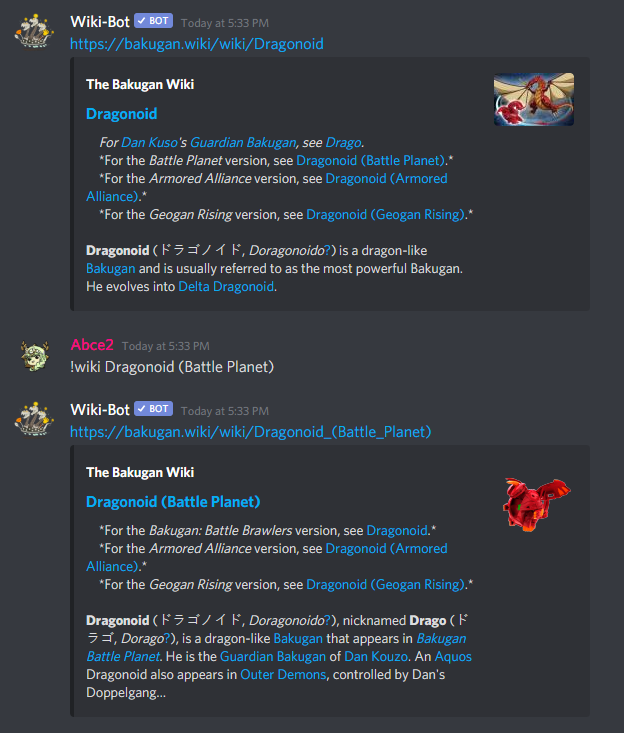 The Bakugan Wiki