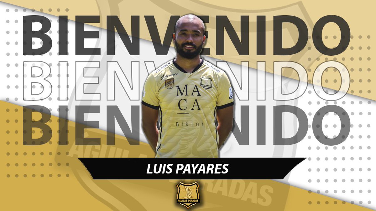 FichajesColomb1's tweet photo. El defensor central Luis Payares ex @oncecaldas es nuevo jugador de las águilas @AguilasDoradas https://t.co/EZ98xmALYX