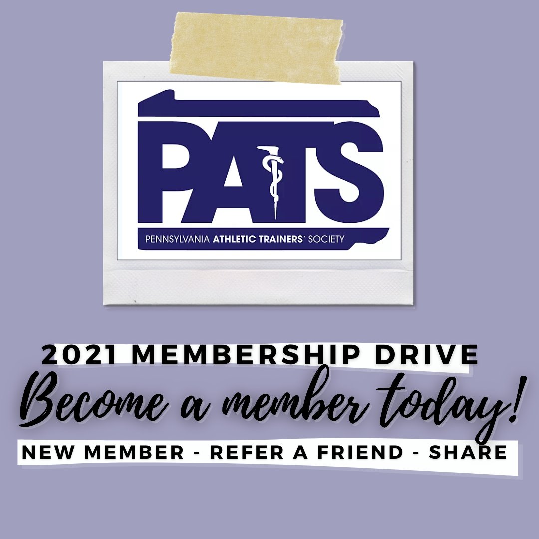 💥PATS is kicking off 2021 with a GIVEAWAY as a part of the 2021 Membership Drive!💥
3 Athletic Trainers will win a $10 Amazon Gift Card. 
Visit our Facebook or Instagram to see how to enter!
