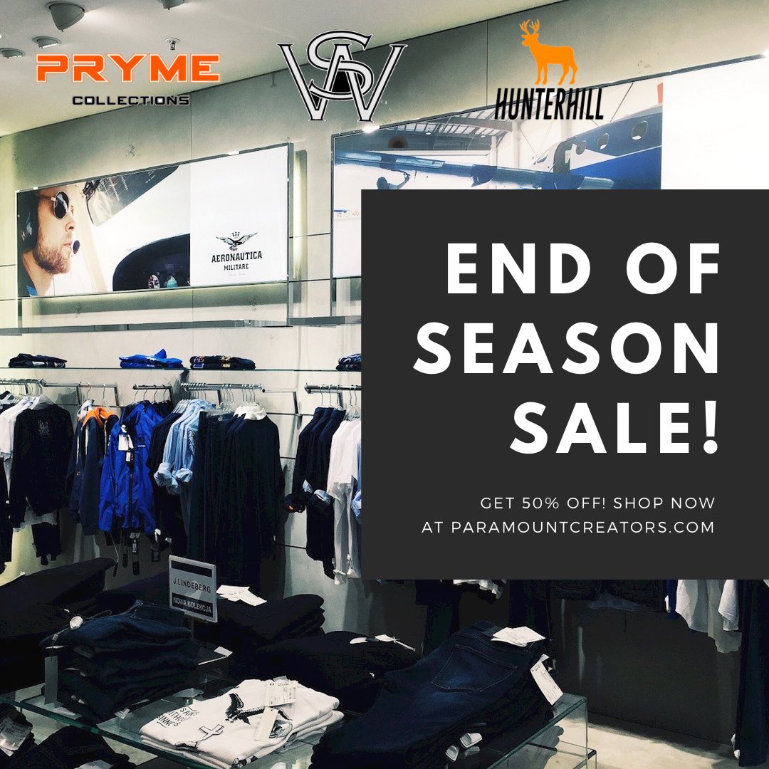Paramountcreate's tweet image. As the winter months are coming to an end... Here’s our END OF SEASON SALE!!!

• All products on sale up to 50% off

• SHOP TODAY! FREE 2 DAY shipping

•Shop some of your favorite brands 

• #ShopParamount the best ONE STOP SHOP for all your favorites