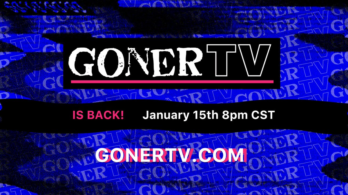 gonerrecords's tweet photo. GONER TV TONIGHT with Auckland's rock n roll ambassador ANDREW TOLLEY, record reviews from Brandi Rinks, fitness tips from Heartbreakin' Mark Akin, videos, and the unpredictable antics of our host, Billups Allen. 
TUNE IN! SEE IT LIVE!
8PM CST at https://t.co/eeCK1bxvEv https://t.co/X8JsSz8oBl