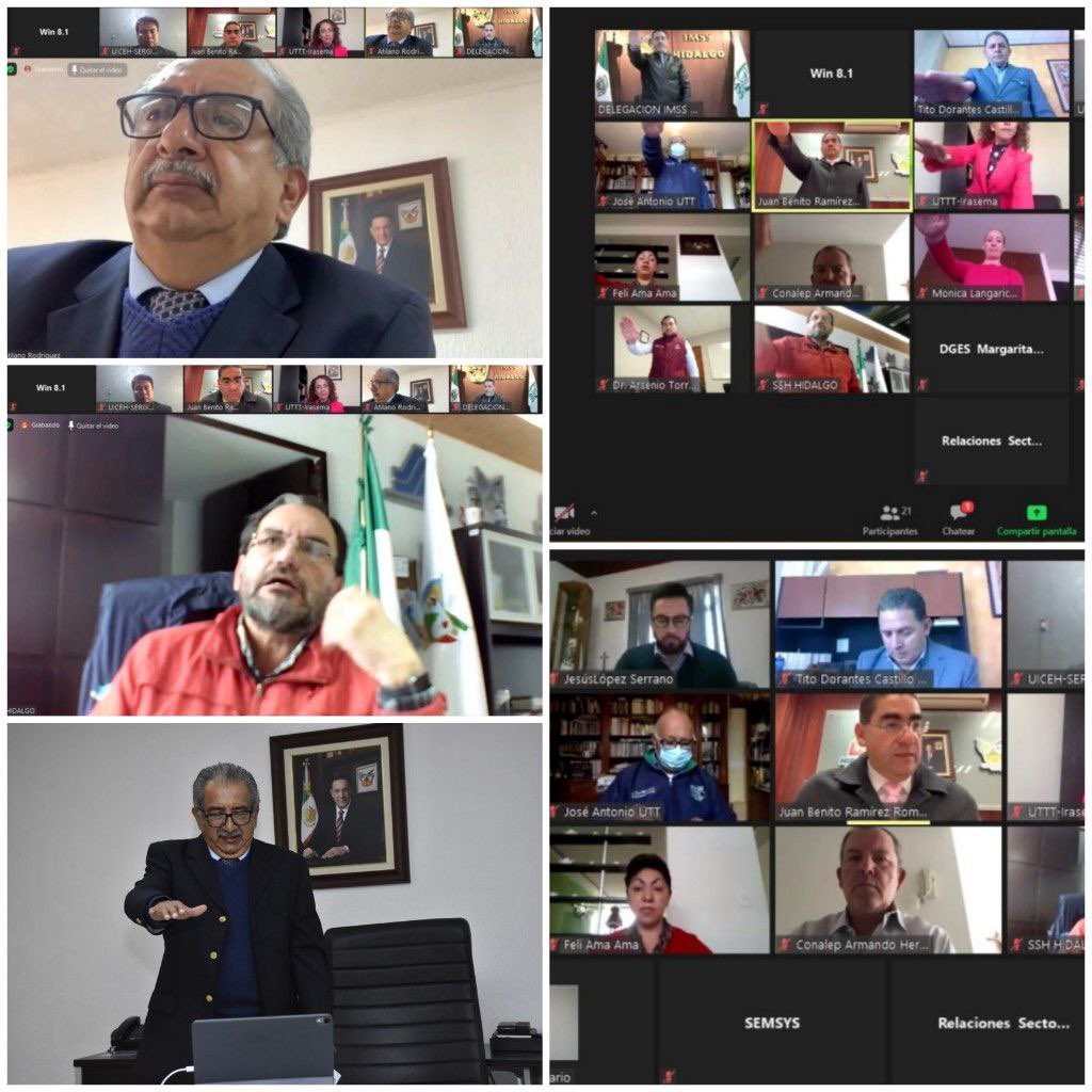 SEPHidalgo's tweet photo. Construir generaciones con formación en la educación de la salud que sean los futuros promotores del bienestar es crucial para @omarfayad. @atilanorp y @AlejandroEfran2 instalan el Comité Técnico en Salud de Instituciones de Educación Media Superior y Superior.  || @Juan_Ramro https://t.co/KBGIIDrhdn
