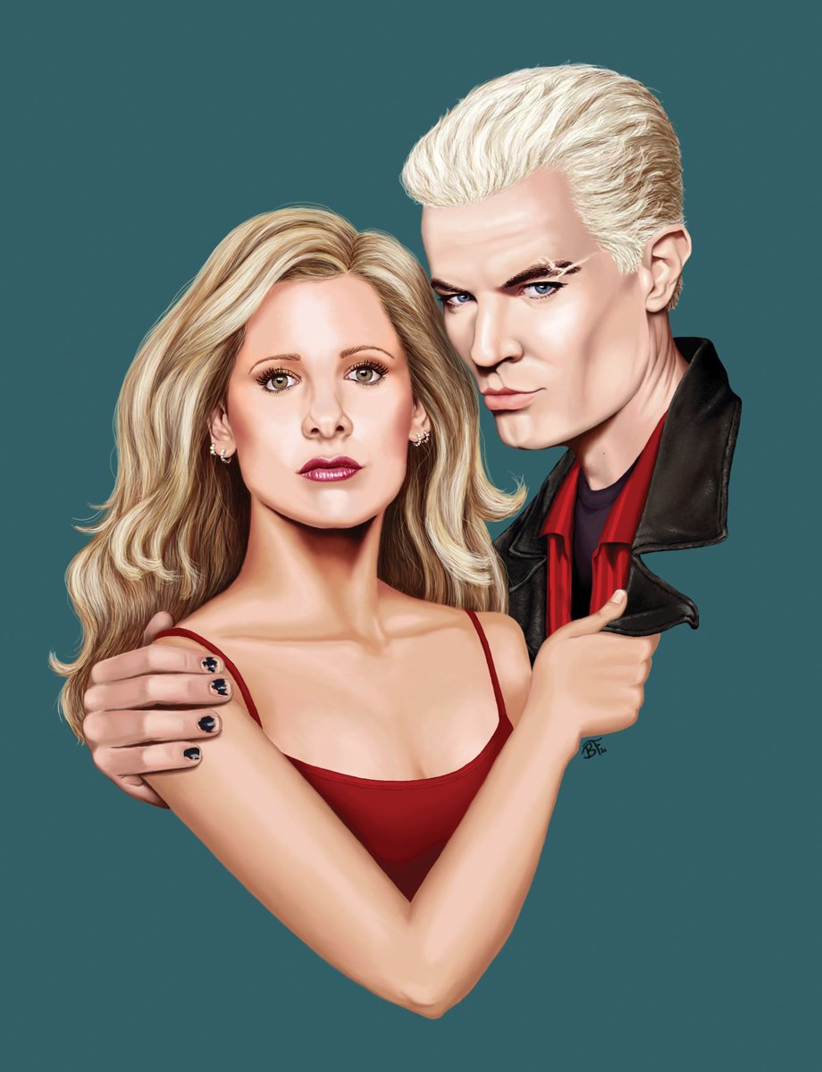 Spike Buffy fan Art 