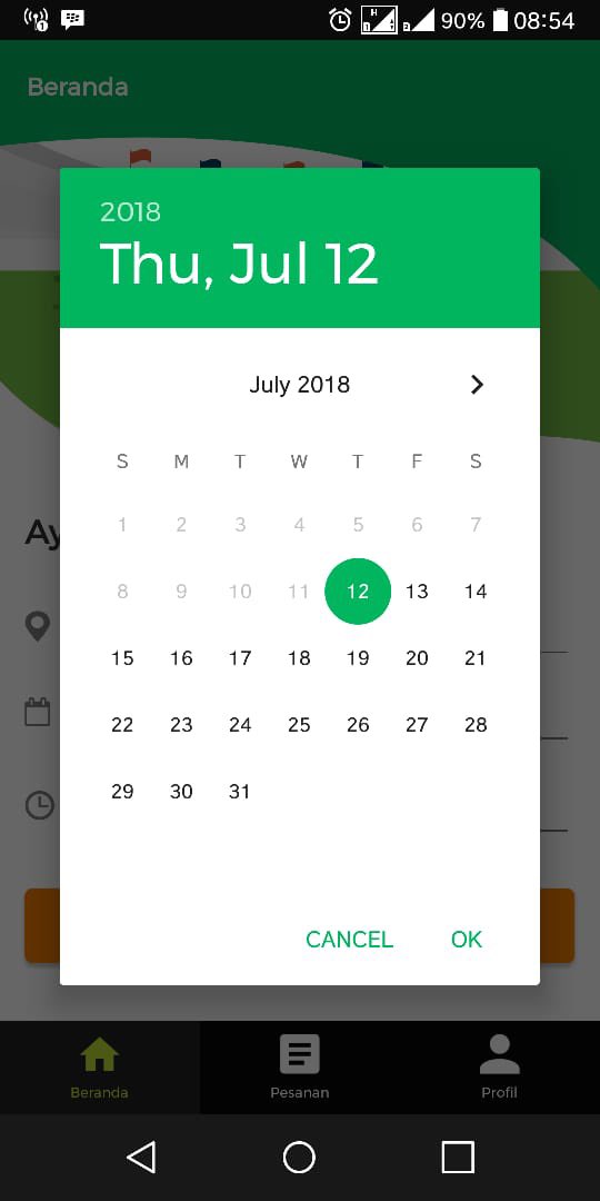 Version 1.x (around early 2018)The MVP version of the product. The feature is just as simple as you able to book a futsal venue to play with your folks.Got 3-6 orders per 2 weeks.It's viable, but no such venue options.