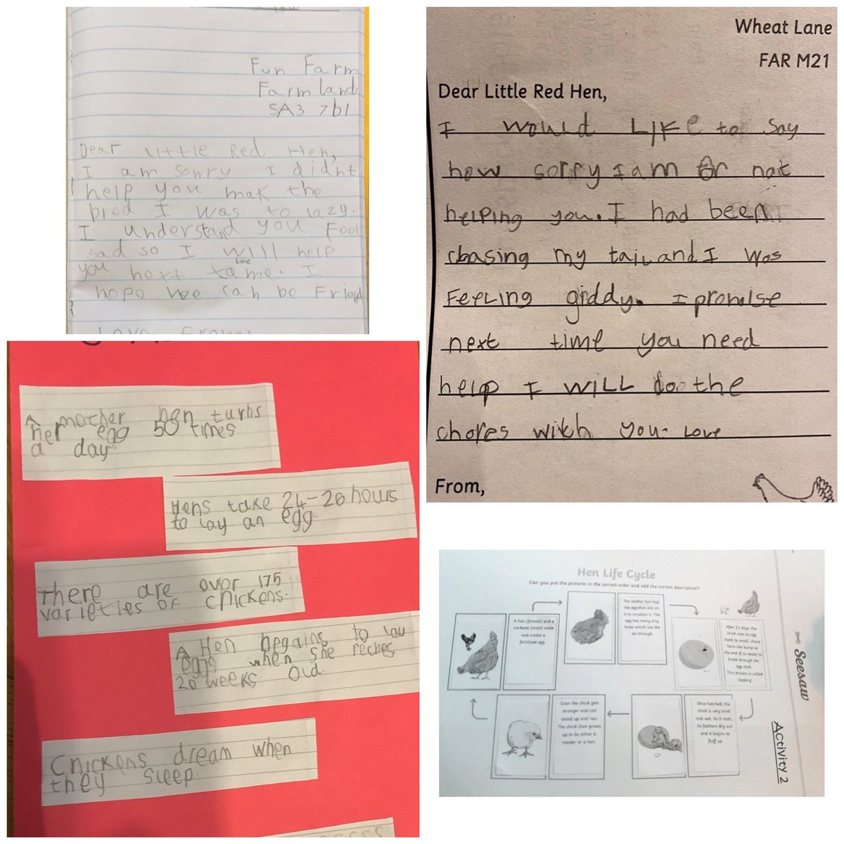 LlangynwydS's tweet photo. Great work in Dosbarth Enfys after reading the Little Red Hen ! Da iawn plant ! 
#teamllan #BridgendBL https://t.co/jdYIYgx4Mk
