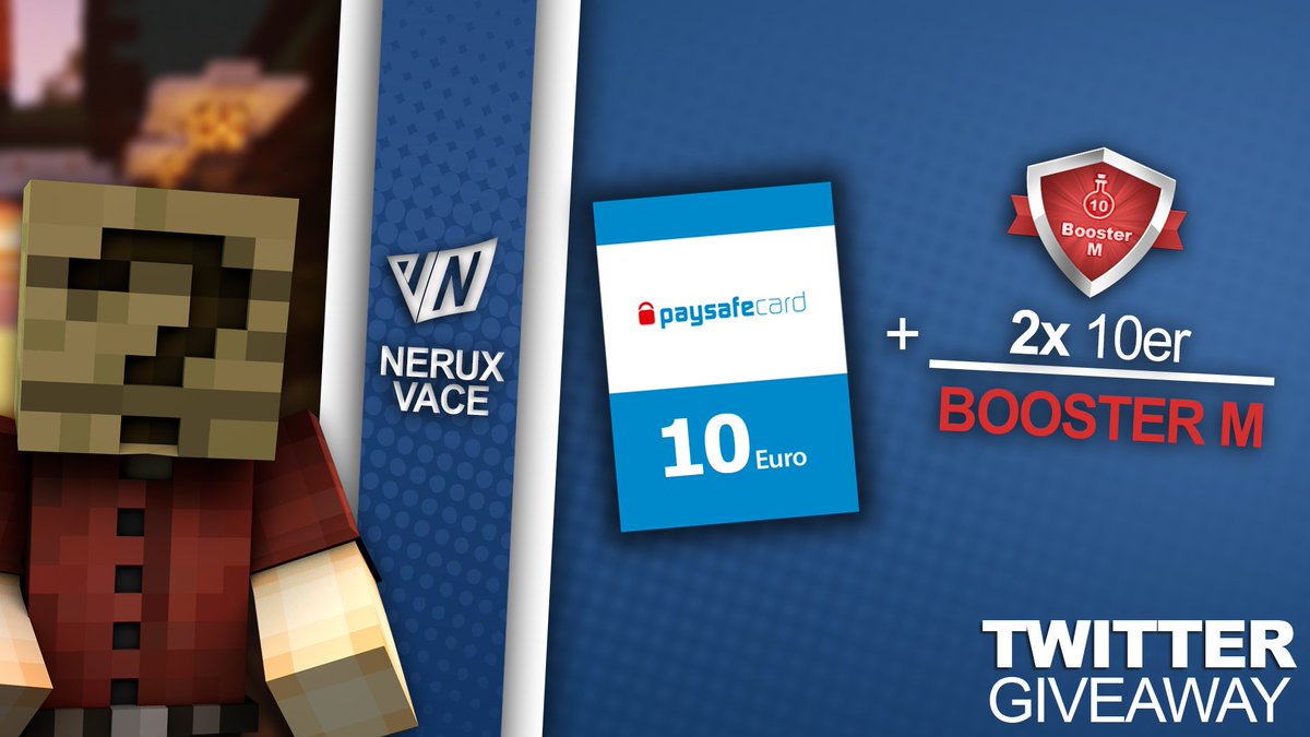 🎁 GEWINNSPIEL 🎁

Heute verlosen wir für die Community:
1x 10€ paysafecard
2x 10er Booster M

Was ihr dafür tun müsst:
▶️ <a href="/NeruxVace/">NeruxVace.de</a>.net folgen ❤
▶️ Tweet retweeten 🔁
▶️ 2 Freunde markieren ✏️

Viel Glück an alle Teilnehmer! 🍀

Ende: 🗓 
▶️ 22.01.2021