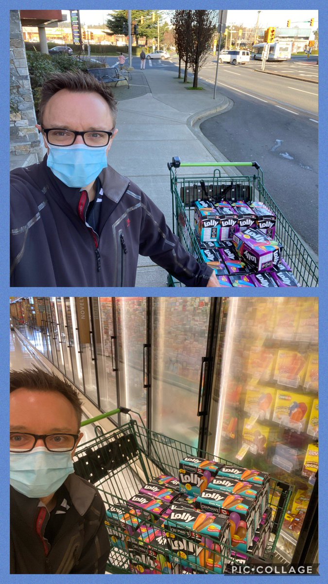 TillicumTBirds's tweet photo. As promised! For collectively reading 5000 nights in our Home Reading Program, our entire school gets popsicles! Big thank you to @Coast_Capital for picking up the tab! Your commitment to our learning community is greatly appreciated! @sd61schools
#wheellocks
#harderthanitlooks https://t.co/GOTbC6JwJh