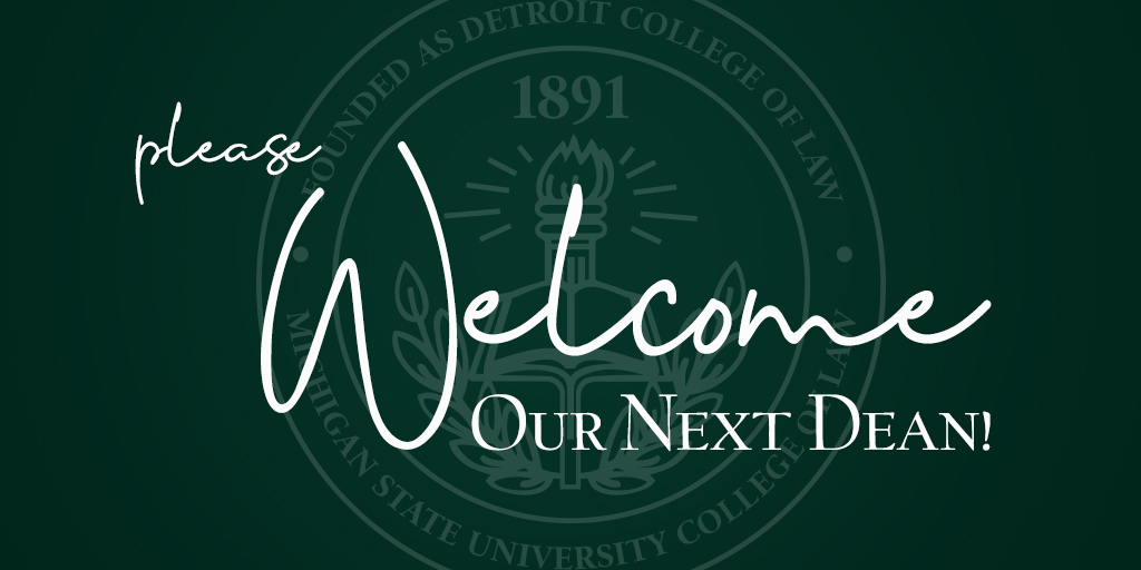 MSULaw's tweet image. MSU College of Law is pleased to introduce Linda S. Greene as its next dean. She will assume her role as dean on June 1, 2021, pending approval by MSU&apos;s Board of Trustees.

For further information, read here: bit.ly/3ieCrRI