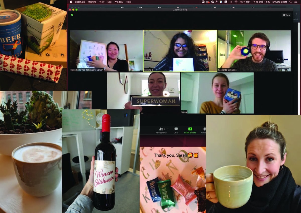 It's tricky to organize Secret Santa in these #covid19 times - so with a little delay - only one more gift to be unwrapped in a few days - thanks to @sbantele1, <a href="/Leonardo_Cob/">Leonardo Cobuccio</a>, <a href="/proteinsnpixels/">Shweta Bhatt</a>, @WaldoPhD and a bunch of others at @NNFCPR for making it happen 🎄🎅🧑‍🎄🤶