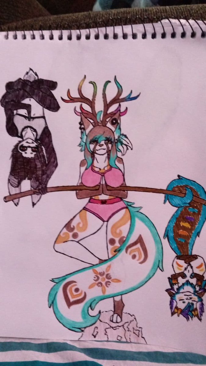 JayCofie's tweet photo. A Drawing of some of my various OC's Lili, Ursula, and Helena https://t.co/QJEWRAgBdx