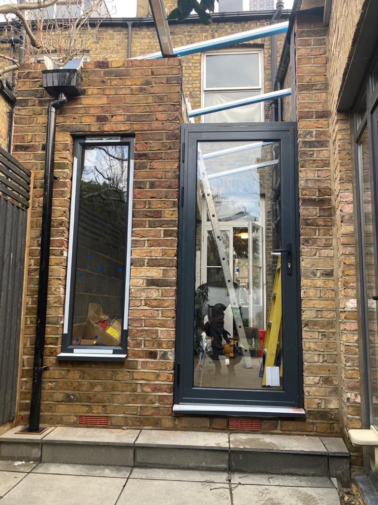 Small infill extension and patio works  progressing well in Brixton.