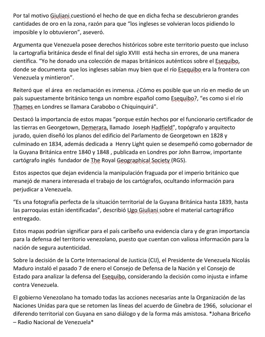 gb_prom's tweet photo. La Verdad sobre el Imperialismo Británico y sus documentos ocultos para despojar a Venezuela de su territorio. El mundo está abierto a conocer la verdad de este hecho. La Comisión sobre el Esequibo y el Pdte @NicolasMaduro  avanzan en paz en la recuperación del Esequibo. Vncrmos https://t.co/JbE8wzk0hA