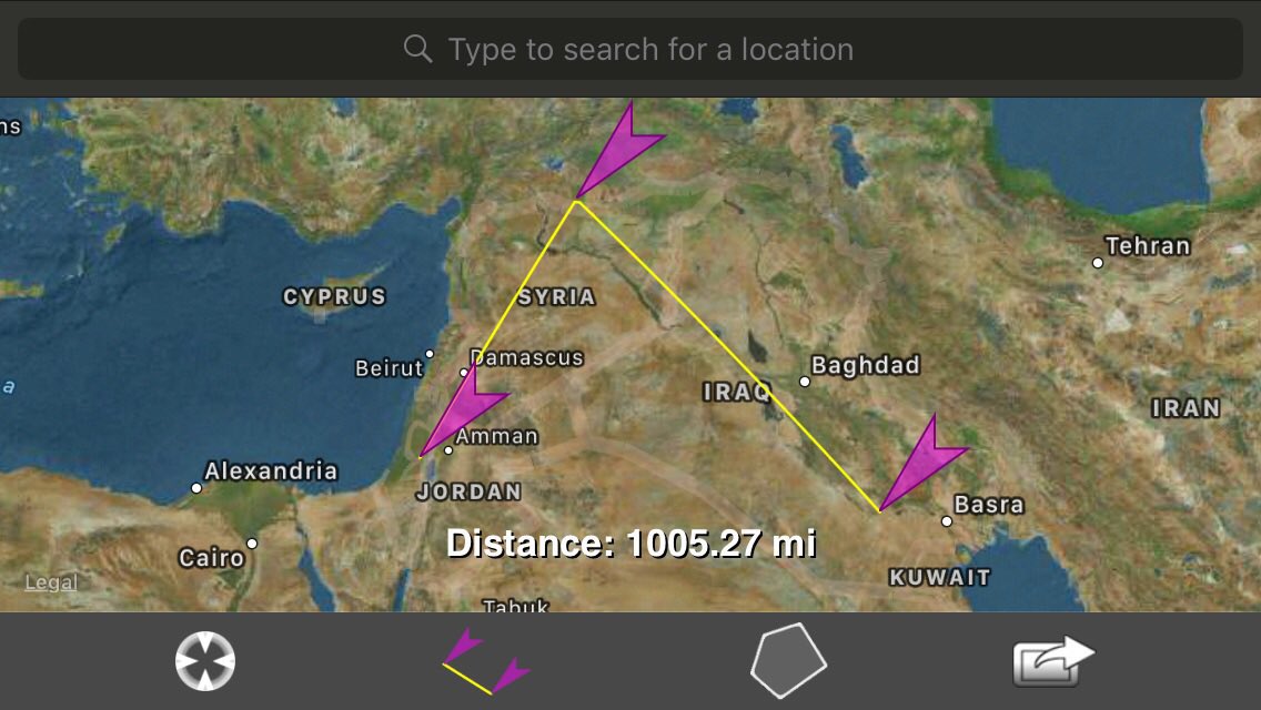 Something to keep in mind 4: Abraham was a descendant of Shem, and migrated from Ur as discussed in Genesis 11 and 12, which was near Babel, about 1000 miles to what would become Israel, a linear distance of nearly 700 miles