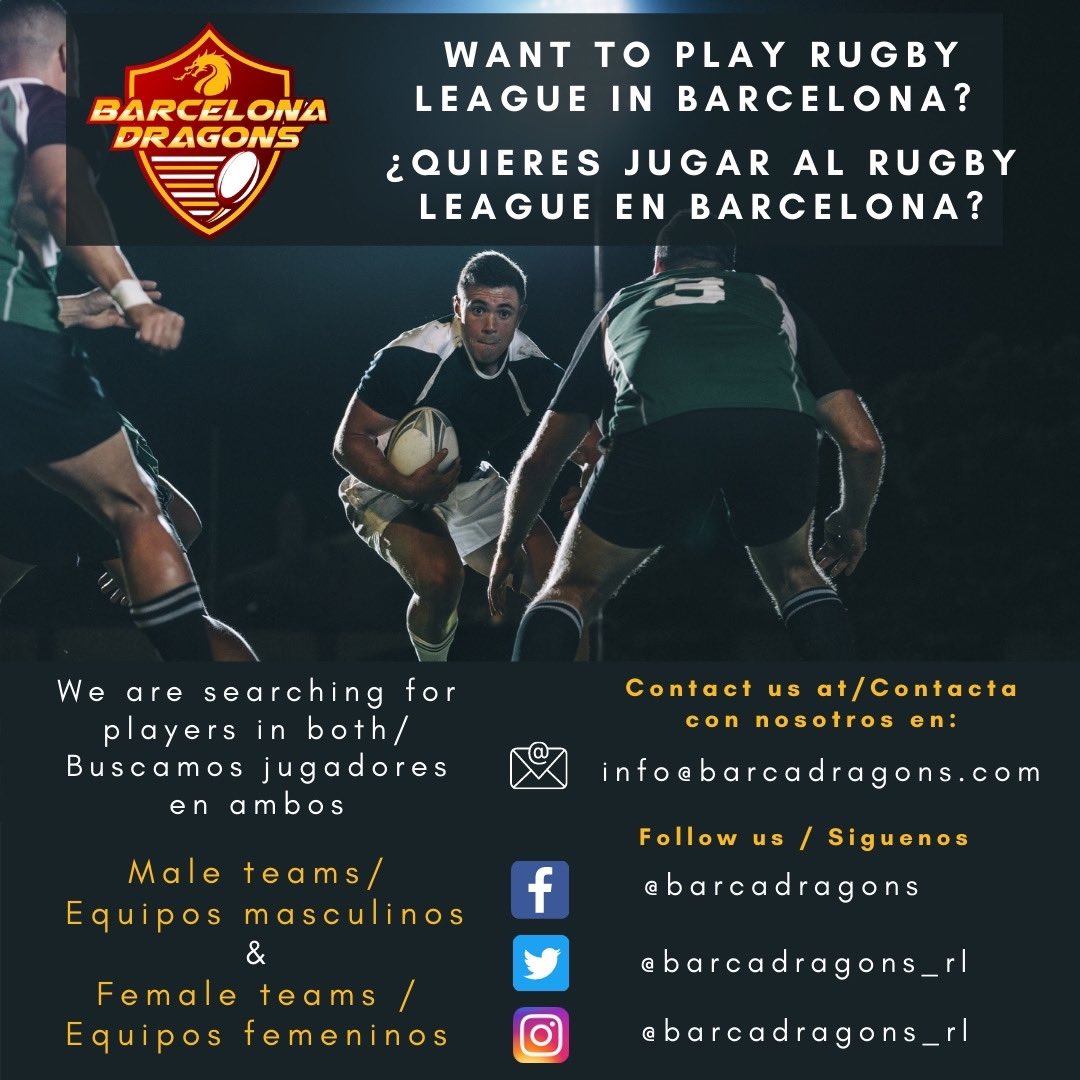 Rugby League esta aqui in Barcelona
