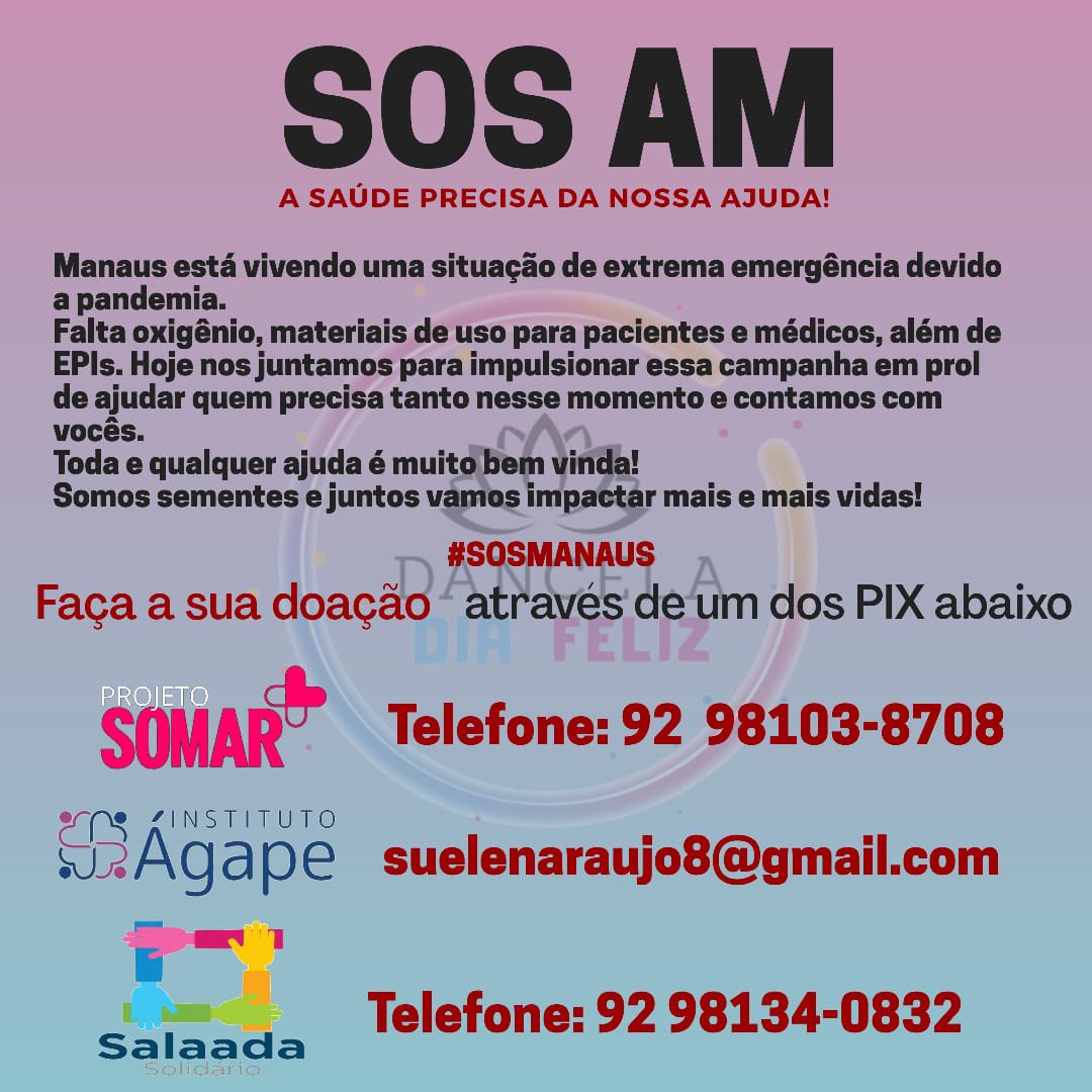 mais_sementes's tweet image. A saúde precisa da nossa ajuda! #SOSManaus #SOSAM
