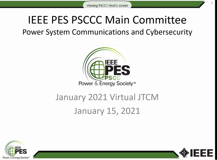 What a week. Over 30 different activites creating reports, standards, and guides to address the communications and #cybersecurity challanges of the #PowerGrid #SmartGrid. We are now in our Main Committee meeting.
