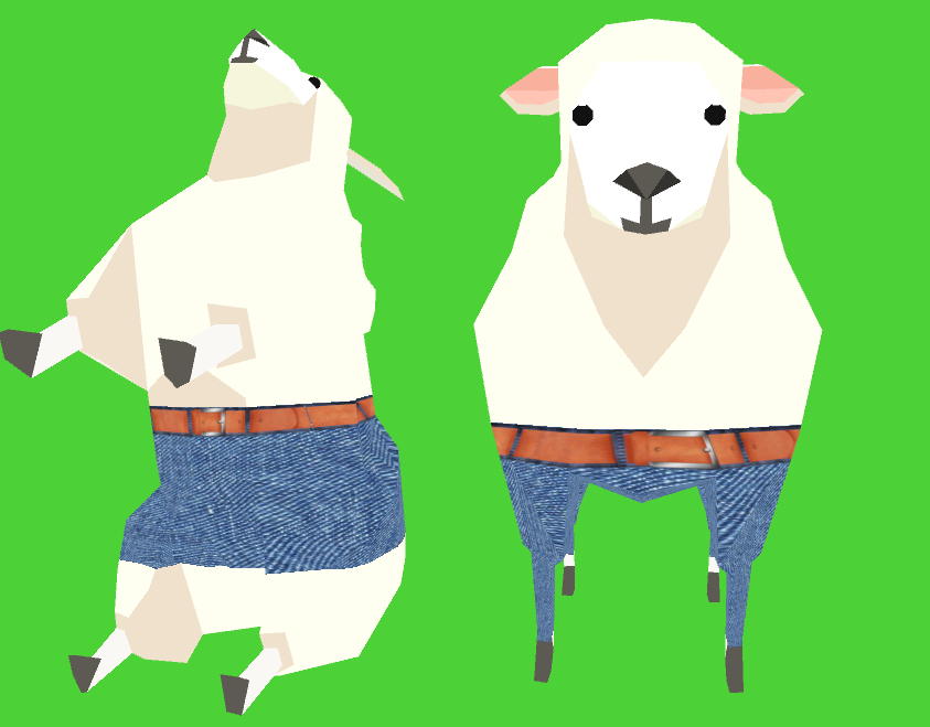 Just giving the texture a belt adds a surprising amount to the appeal