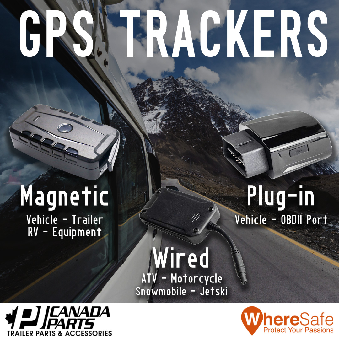 pjcanada's tweet photo. WhereSafe GPS trackers are available on our website! The magnetic, wired and plug-in GPS trackers have real-time tracking technology. 
Know where your vehicle, trailer, ATV or motorcycle is at all times with a GPS tracker. 
Visit our parts website! https://t.co/zfQMr1lJCG https://t.co/k02TKp2xX4