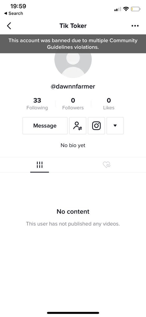 dawnnfarmer's tweet image. @tiktok_us @tiktok_uk 1) Can you please explain to me why my account which had almost 180k followers has been permanently banned due to ‘multiple violations’ that I wasn’t even aware of? The content on this page was not offensive or inappropriate and broke no guidelines.