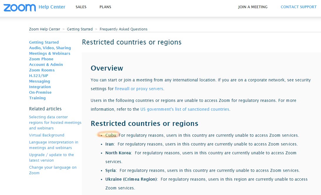 ¡No más ZOOM!Esta plataforma de video conferencias no puede ser usada en Cuba. La derecha dice que “Cuba no quiere abrirse al mundo”. Ver anuncio oficial de Zoom. Usa JITSI MEET en cambio, que no tiene límite de participantes y no tienes que abrir una cuenta.¡Repudia el bloqueo!