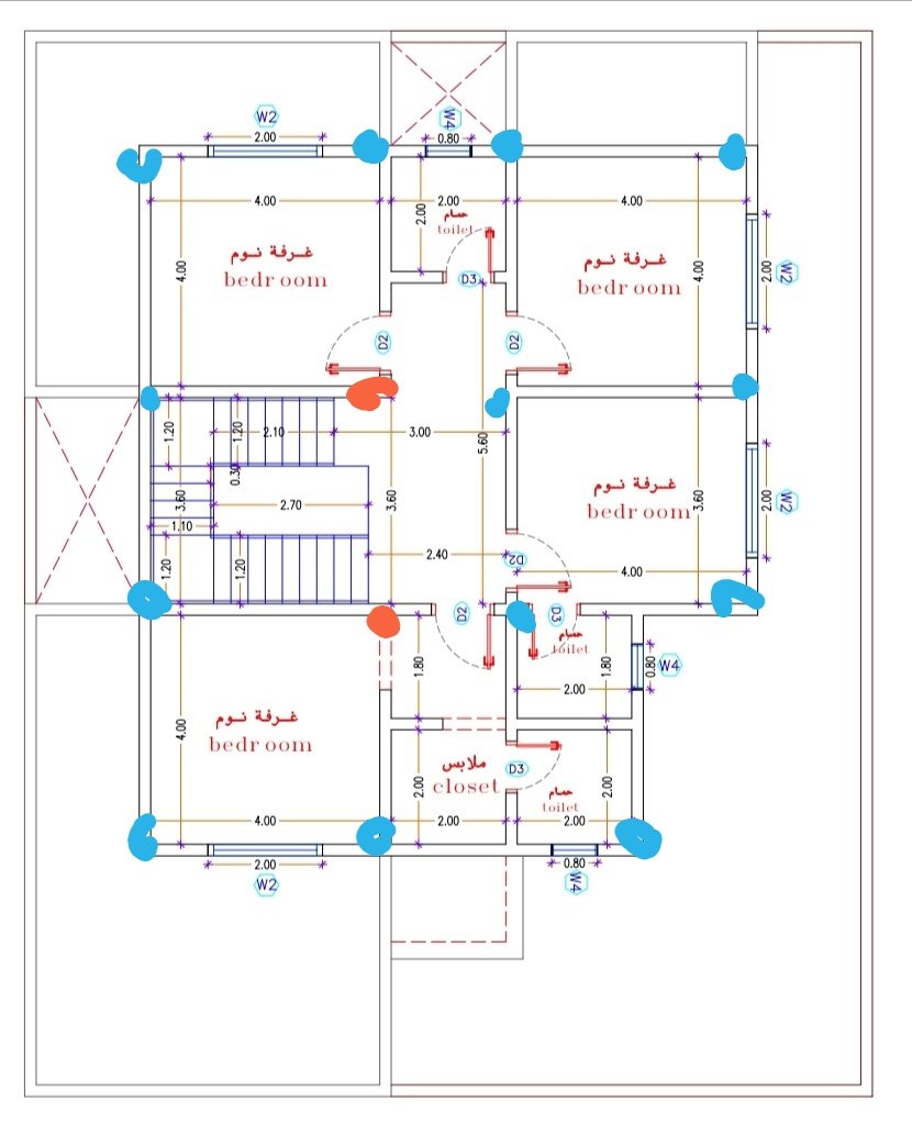 الأحمر عامود 8 والباقي 6