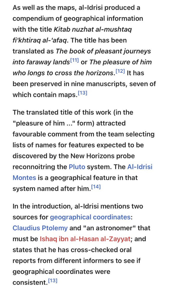 The geographer that Anville references on his 1766 AD map is Edrisi, also known as Idrisi, who was a famous map maker and geographer in the 1100 AD, who made maps so accurate that 300 years afterwards both Columbus and De Gama used Edrisi maps to navigate Europe/African waters